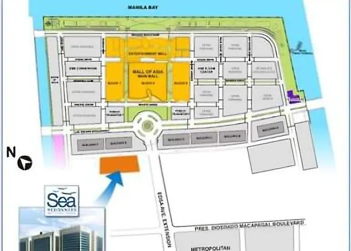 Apartment Sea Residences Sm Mall Of Entertainment District *